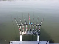 좌대 거치대 사용