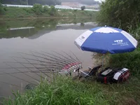 트라이캠프 낚시텐트및 여름용 메쉬형 프론트캡 사용기^^