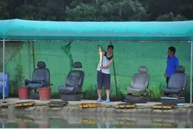 [유일낚시터]주말비소식 그러나 방류는계속합니다,~~!