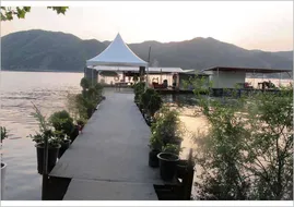 춘천  의암호 자갈섬 낚시터