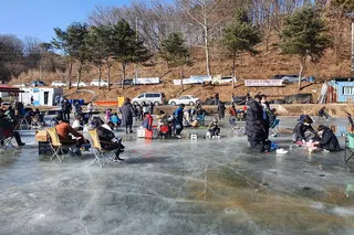 빙어낚시(연천-백학지)