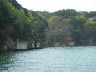 의암삼천낚시터휴일풍경