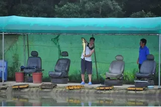 [유일낚시터]주말비소식 그러나 방류는계속합니다,~~!