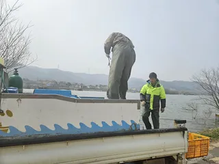 아산 안골지 4짜 조황입니다.