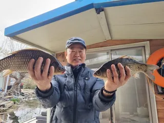 알이 꽉 찬 대물!! 송전지 수원좌대