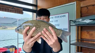 가을길목에 충주호오름수위키다리39.5  제일낚시허리급 