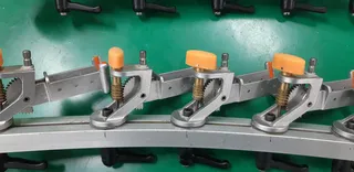 구형 차세대받침틀 클램프레버(너트형) 작업 성공