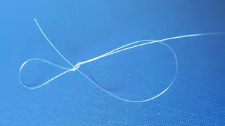 8자매듭 자투리 처리