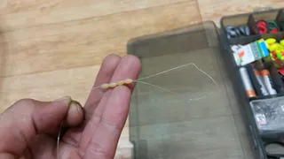 제가사용하는 초릿대에 원줄매는법