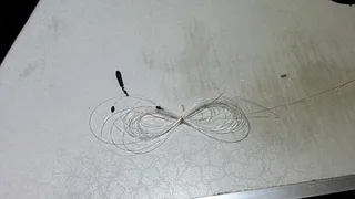 카본줄로 분할채비 사용하기