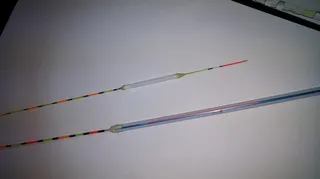 빨대로 찌만들기