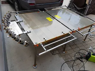 중국좌대 두개 연결  해보기