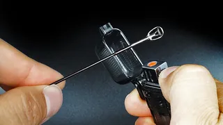 릴 낚시대 탑 가이드 교체 영상입니다