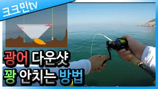 광어 다운샷 선상낚시 / 광어 회 / 우럭 매운탕