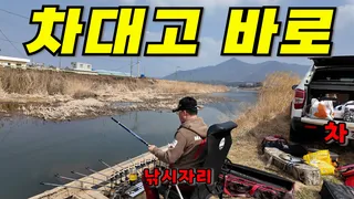 허리급 이상 붕어가 나오는 차대고 바로 포인트