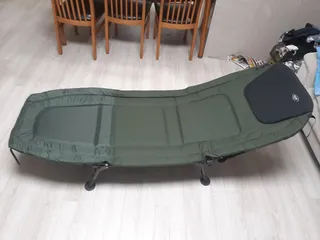 야전침대 + 코트텐트이용한 좌대겸 잠자리