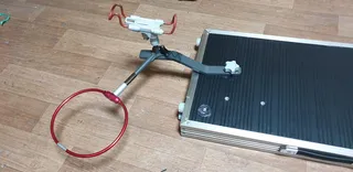 뜰체걸이와 살림망걸이