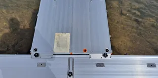 중국산 좌대로 동일나이스좌대 앞상판 활용