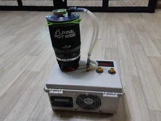 온수온풍기, 온수보일러, 온수통 일체형 제작 해봤습니다.