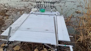 낚시좌대 및 발판 만들기2