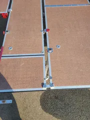 봄향기 2300에 2200텐트와 징검다리