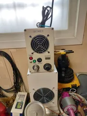 겨울낚씨용보일러물통겸  온수모터  히터내장용