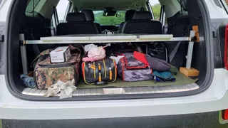 트렁크 낚시장비 정리