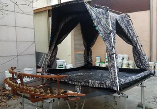 2박 이상 낚여행길 팁, 3 처마(비받이) 확장