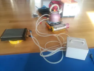 텐트용 온수 히터