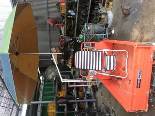 올스텐으로  제작한  나만의 파라솔거치대