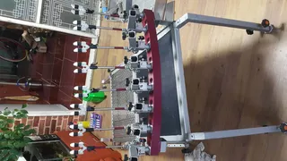 자작좌대 시트지 작업