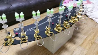 강산레져 12단 블랙 프레임 완전체 입니다.^^