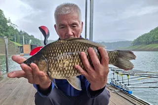 노익장의 투지-늘푸른낚시터