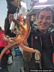 4일 야간 돌문어 조황 입니다