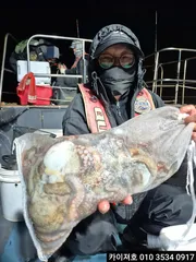 13일 야간 돌문어 조황 입니다