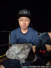 30날)야간 돌문어 조황