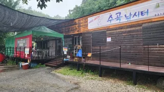 폭우 속 낚시 (수곡낚시터)