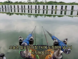 오랫만에일요일 낮낚시