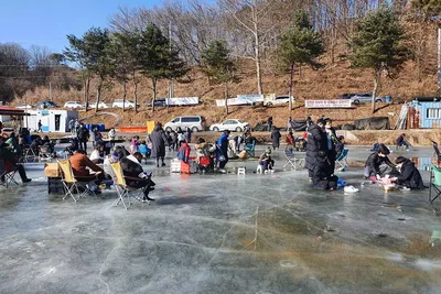 빙어낚시(연천-백학지)