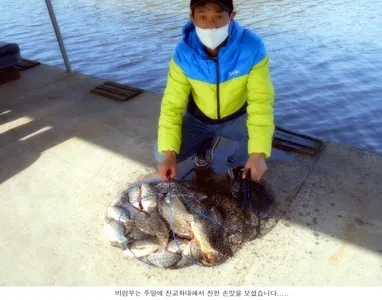 날씨는 나빠도 입질은 시원합니다....