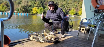 힐링이있는 양평 수곡낚시터 가을붕어!가을국화
