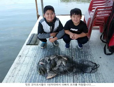 만수위에 씨알급 붕어가 나옵니다....