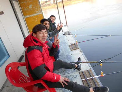 한겨울인데 얼음도 없습니다....