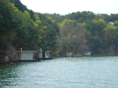 의암삼천낚시터휴일풍경