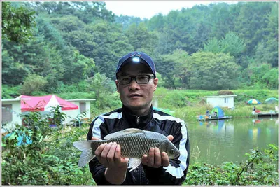 {{회암}} 가을비속에 올라온 35.4센티 덩어리...