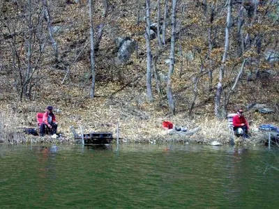 4월 둘째주 개심낚시터 모습