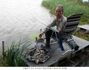 굿은 날씨에도 붕어는 나오네요...