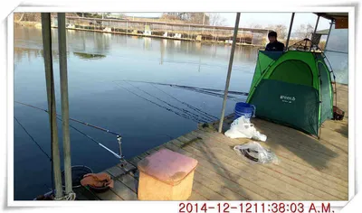 충남 아산 월선낚시터 12월 14일 스케치
