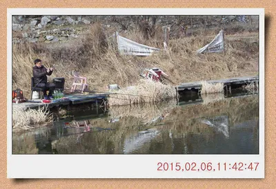 충남 아산 월선낚시터 2월 6일자 스케치