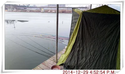 충남 아산 월선낚시터 12월 30일 스케치